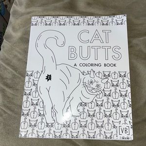 Cat butt coloring book